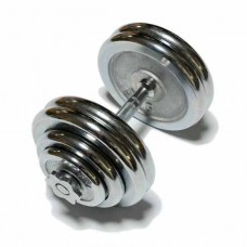 Гантели наборные 25 кг FitLogic Chrome Dumbbell