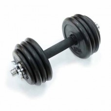 Гантели наборные обрезиненные 32 кг FitLogic Rubber Dumbbell