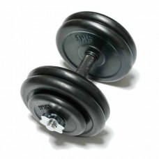 Гантели наборные обрезиненные 10 кг FitLogic Rubber Dumbbell