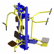 Уличный тренажер Тяга сверху – жим от груди – жим горизонтальный (sg-151)
